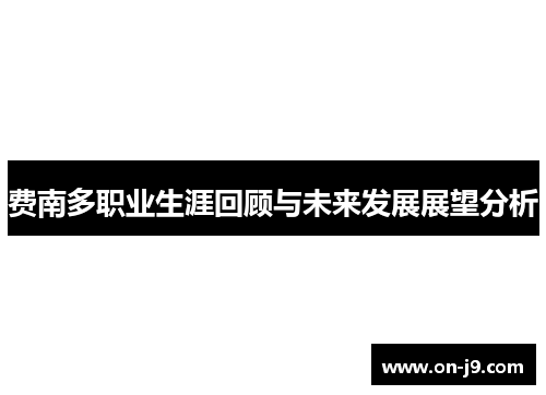 费南多职业生涯回顾与未来发展展望分析